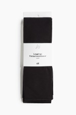 Folded-Waistband Leggings