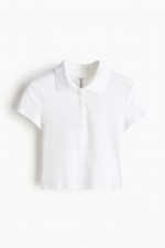 Ribbed Polo Shirt